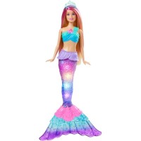 Лялька Barbie русалка Сяючий хвостик Дрімтопія (HDJ36)