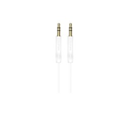 Кабель мультимедійний 3.5mm M to 3.5mm M BL16 white BOROFONE (6974443389173)