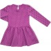 Плаття Breeze в горошок (16623-98G-purple)