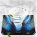 Підставка до ноутбука IceCoorel 10-15.6", 6*80mm 1800 RPM, 2*USB, 366x256x23mm, RGB (A17)