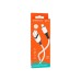 Дата кабель USB 2.0 AM to Micro 5P 1.0m 2.4A silicone BX79 white BOROFONE (6974443384772)