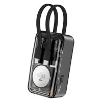 Батарея універсальна Promate 10000mAh PD/35W, iWatch charging (mavrix.black)