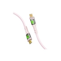 Дата кабель USB-C to USB-C 2.0m Promate (transline-cc200.pink)