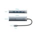 Концентратор Vention USB-C 5-in-1 3xUSB 3.0 + HDMI 4K60Hz + USB-C PD100W gray (TGMHB)