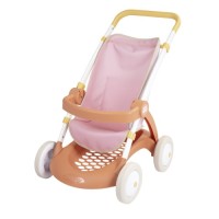 Коляска для ляльок Smoby Baby Nurse Теракотова пудра. Прогулянка, з корзиною, 18 міс.+ (7600254024)