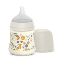 Пляшечка для годування Suavinex Wonderland 150 мл, фізіологічна, повільний потік, біла (308741)