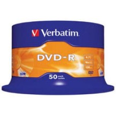 Диск DVD Verbatim 4.7Gb 16X CakeBox 50шт (43548)