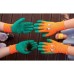 Захисні рукавички Neo Tools дитячі латекс, поліестер, дихаюча верхня частина, р.5, помаранчевий (97-644-5)