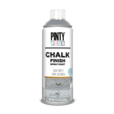 Фарба-аерозоль Pintyplus на водній основі Chalk-finish, Сірий, 400 мл (8429576231809)