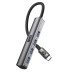 Концентратор Armorstandart USB-C to 4USB Grey (ARM69364)