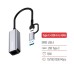 Адаптер USB-C + USB A to RJ45 Ethernet 1000Mbps ColorWay (CW-AD-CRG)