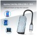 Адаптер USB-C + USB A to RJ45 Ethernet 1000Mbps ColorWay (CW-AD-CRG)