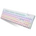 Клавіатура Thunderobot K104 Red Switch USB UA White (6932066308162)