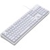 Клавіатура Thunderobot K104 Red Switch USB UA White (6932066308162)