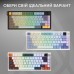 Клавіатура Ajazz AF82 Wireless/Bluetooth/USB UA Gray/White/Orange (AF82-GWO)