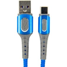 Дата кабель USB 2.0 AM to USB-C 1.0m blue Dengos (NTK-TC-LP-BLUE)