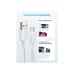 Дата кабель USB 2.0 AM to Type-C 0.9m 322 White Anker (A81H5H21/A81H5G21)