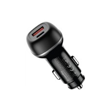 Зарядний пристрій ColorWay USB-C PD65W + USB QC3.0 car adapter (CW-CHA068PD-BK)