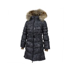 Пальто дитяче Huppa YASMINE 12020055 чорний з принтом 116 (4741468561554)