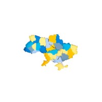 Набір для творчості Rosa Talent Картина 3D Мапа України ДВП 30х30 см (4823098531531)