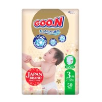 Підгузки GOO.N Premium Soft Трусики 7-12 кг Розмір 3 M 50 шт (F1010101-156)