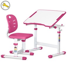 Парта зі стільцем Evo-kids Ergo Pink (Evo-03 Ergo PN)