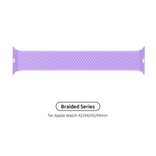 Ремінець до смарт-годинника Armorstandart Braided Solo Loop для Apple Watch 49/46/45/44/42 (Series 1-3) Lavender Grey Size 6 (148 mm) (ARM64910)