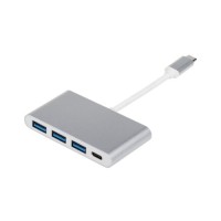 Концентратор Type-C 3.1 to 3xUSB 3.0 + Type-C 10 cm Atcom (12808)