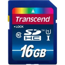 Карта пам'яті Transcend 16Gb SDHC class 10 UHS-I (TS16GSDU1)