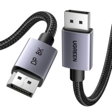 Кабель мультимедійний DisplayPort M to DisplayPort M 3.0m V1.4 8K60Hz black Ugreen (25906)