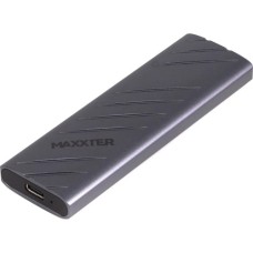 Кишеня зовнішня Maxxter USB-C USB 3.2 Gen2 M.2 NVMe PCI-E 10Gbps aluminum black (EHDE-2280S-01)
