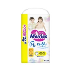 Підгузки Merries розмір XL (12-22 кг) трусики 46 шт (4901301442963)