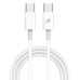 Дата кабель USB-C to USB-C 1.0m 20W CC-03W White Grand-X (CC-03W)