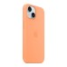 Чохол до мобільного телефона Apple iPhone 15 Silicone Case with MagSafe Orange Sorbet (MT0W3ZM/A)