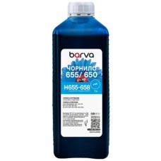 Чорнило Barva HP 655/650 1 л, Cyan (H655-658)