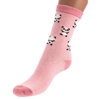Шкарпетки дитячі Bibaby з пандами (68257-9G-pink)
