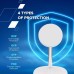 Зарядний пристрій Canyon wireless charger WCS-205 15W Qi2 2in1 White (CNS-WCS205W)