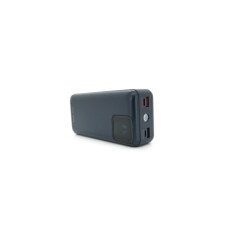 Батарея універсальна Remax 30000mAh, 22.5W, USB+Type-C, with cables Lighting+Type-C, Black (RPP-550)
