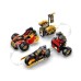 Конструктор LEGO NINJAGO Комбіновані транспортні засоби Кая та Коула (71864)
