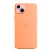 Чохол до мобільного телефона Apple iPhone 15 Plus Silicone Case with MagSafe Orange Sorbet (MT173ZM/A)