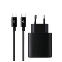 Зарядний пристрій Armorstandart ABMHJ83 20W USB-C Black + cable USB-C to USB-C (ARM77723)