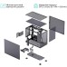 Корпус для ПК JONSBO D32 PRO MESH Black
