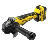 Шліфувальна машина Stanley кутова акум безщіткова FATMAX,Li-Ion V20, 18В, 2x4Ah, 8000об/хв, 125 мм, кейс (SFMCG700M2K)