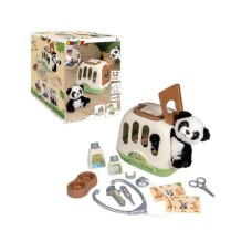 Ігровий набір Smoby Переноска для догляду за тваринами з пандою (340303)