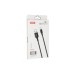 Дата кабель USB 2.0 AM to Micro 5P 1.0m 2.4A braided black XO (NB143-M1-BK)