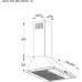 Витяжка кухонна Pyramida ACH 60 PB (800) IX