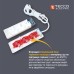 Мережевий подовжувач TECCO 5м 4 поста white (8681277842764)