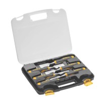 Стамеска DeWALT 6 шт 6,13,19,25,32,38 мм, кейс (DWHT16852-9)