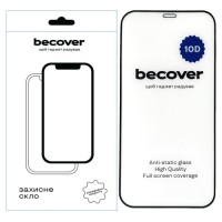 Скло захисне BeCover Apple iPhone 12 10D Black (711324)