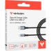 Дата кабель USB 2.0 AM to USB-C 1.2m black Verbatim (31843)